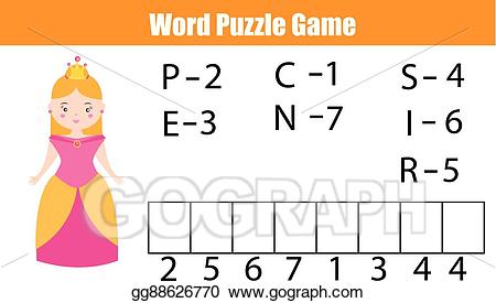 puzzle clipart p word