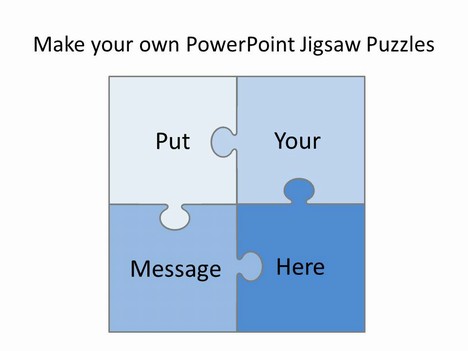 Puzzle clipart powerpoint. Free editable jigsaw pieces