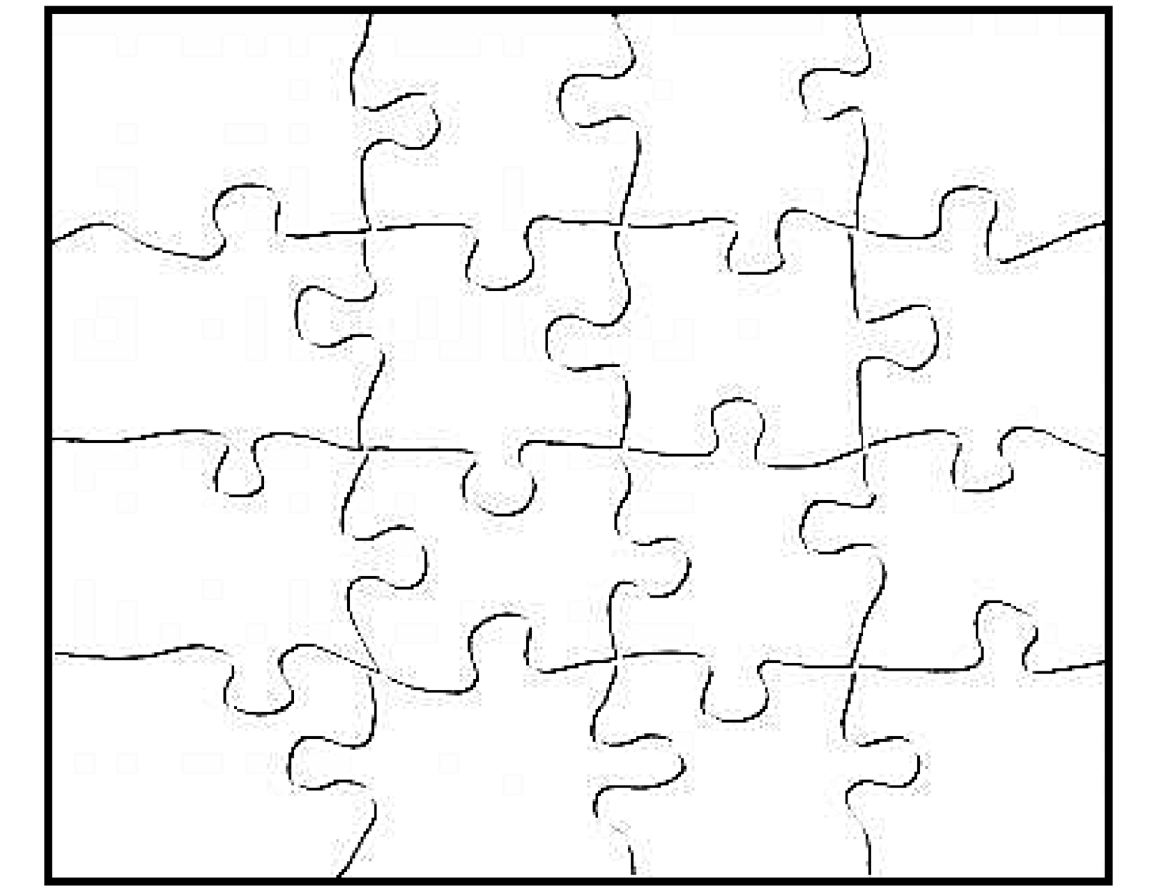 Puzzle clipart puzzle template. Free download clip art