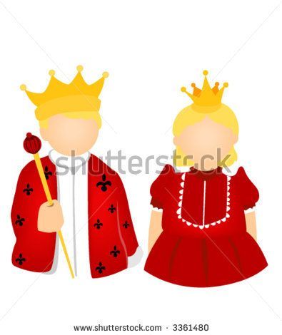 Queen clipart kiddie. King and portal 