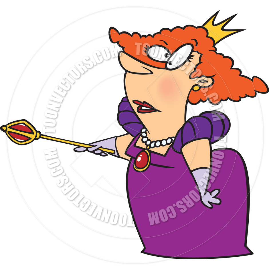 queen clipart mad