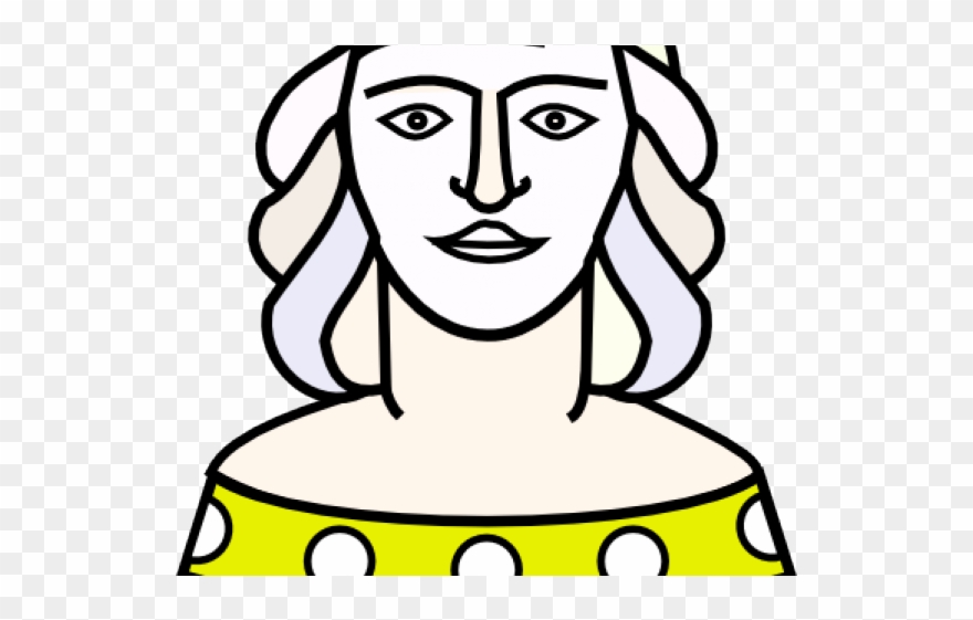 queen clipart outline