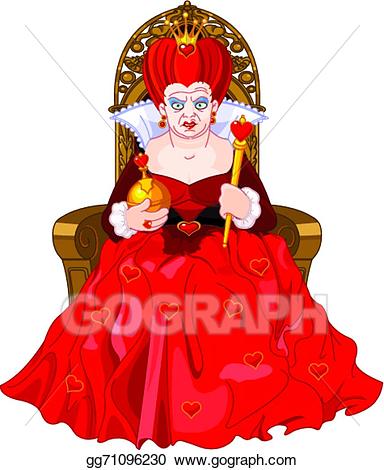 queen clipart throne