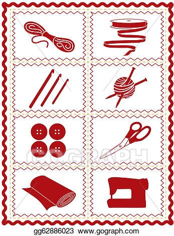 Quilting clipart knitting sewing, Quilting knitting sewing Transparent ...