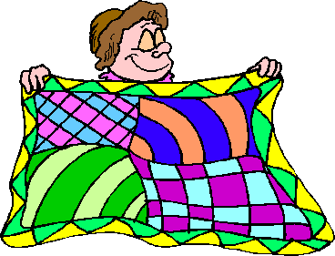 quilting clipart pile