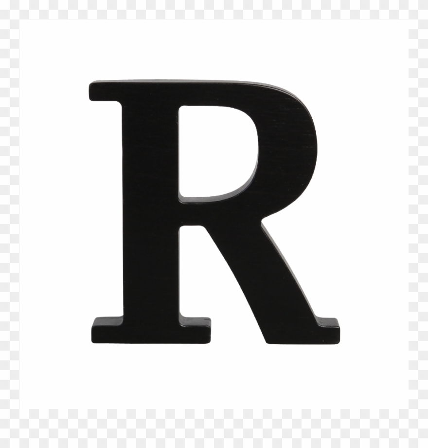 r clipart letter number