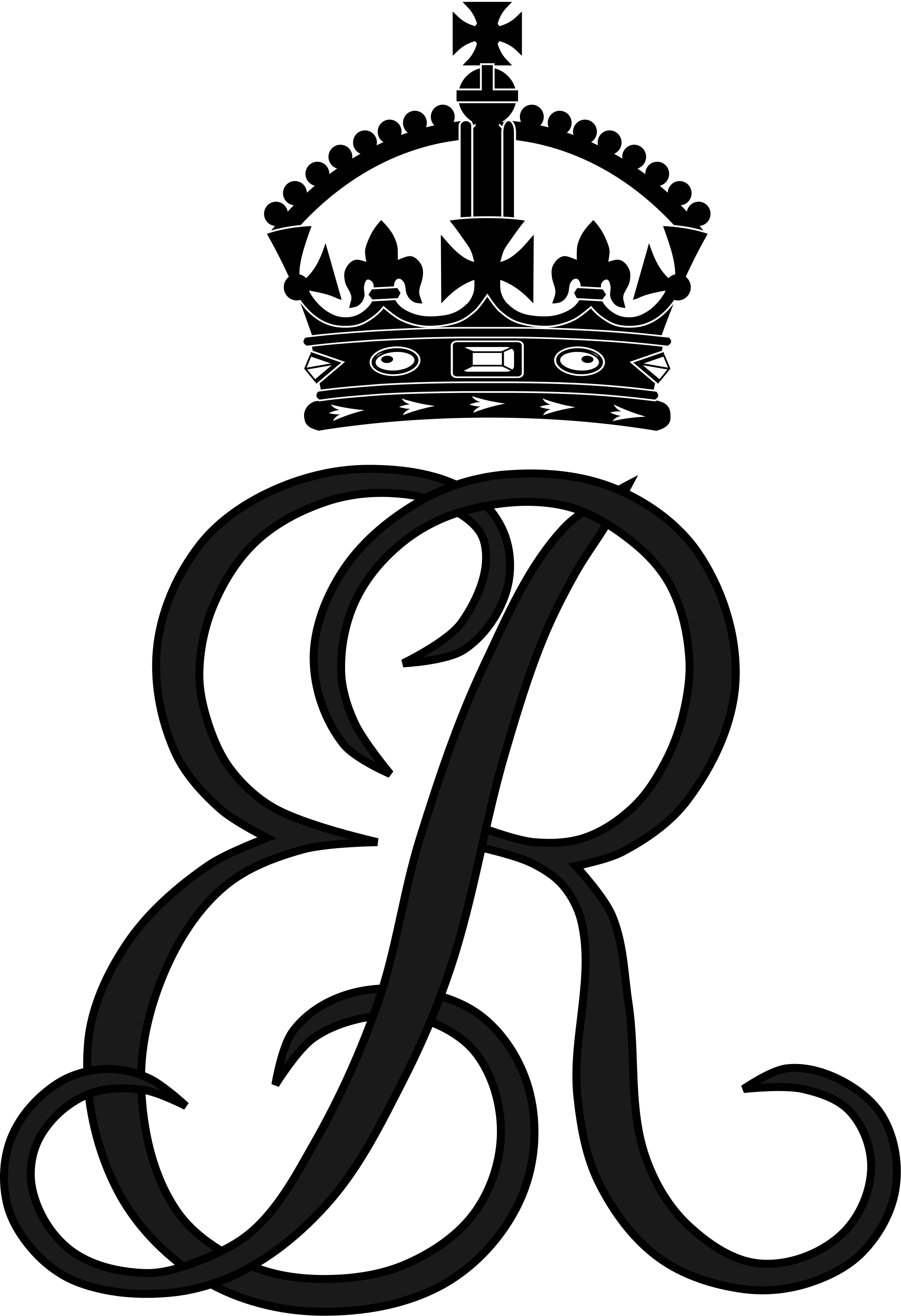 r clipart monogram