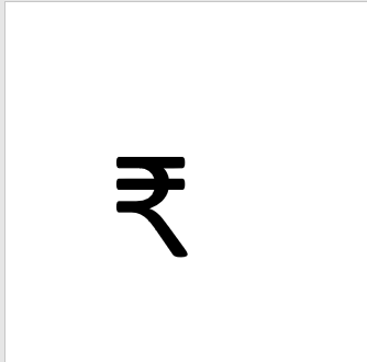 r clipart rupee logo