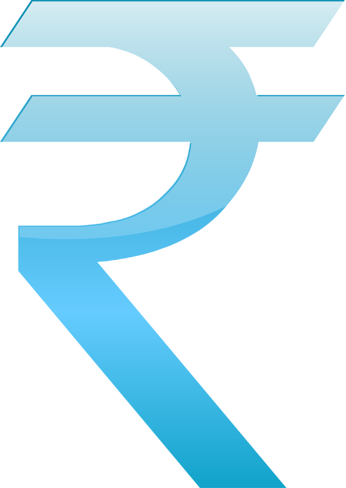 R rupee sign