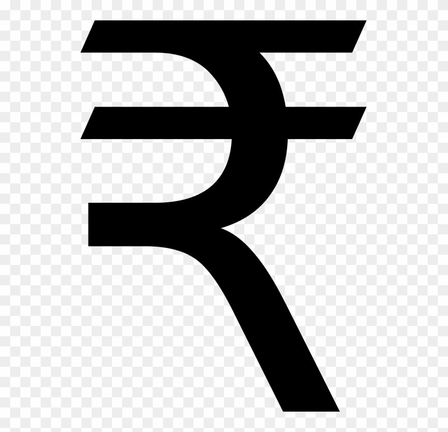 r clipart rupee symbol