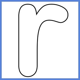 r clipart small letter r