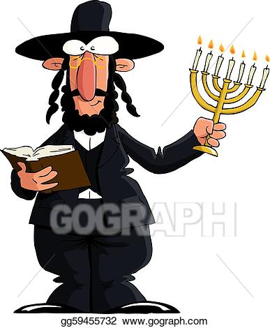 rabbi clipart stereotypical