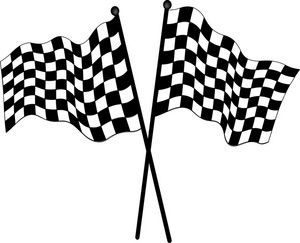 Race clipart. Free printable car flags