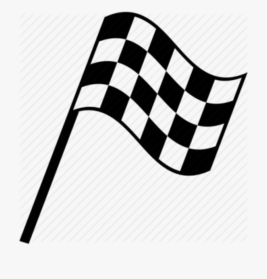 race clipart checkered flag
