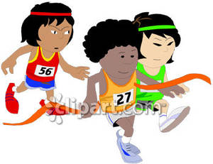 race clipart child athletics