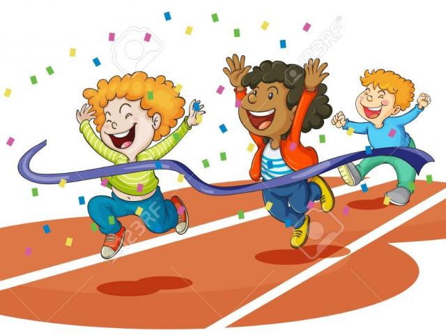 race clipart child athletics