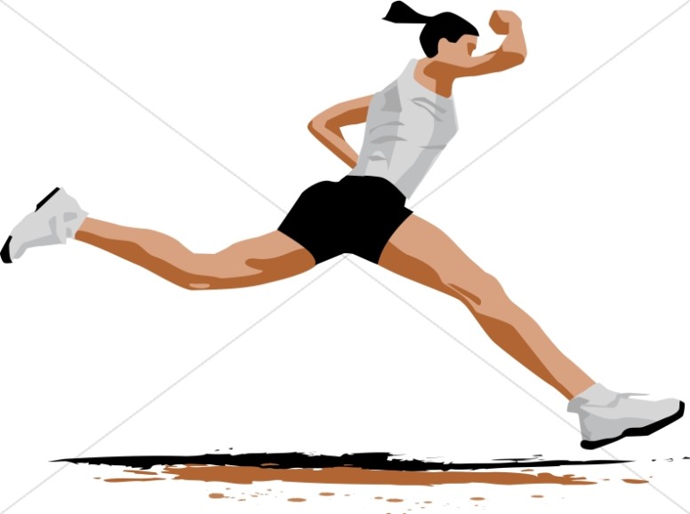 Race clipart exercise. Determined runner church activity