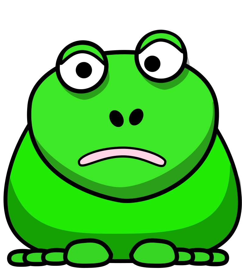 race clipart frog