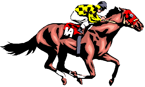 race clipart horse jockey