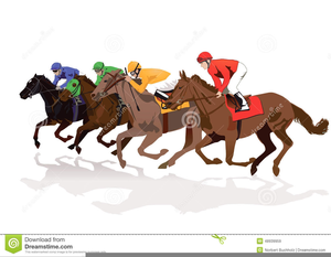 Race clipart horse race track. Racing winning post free
