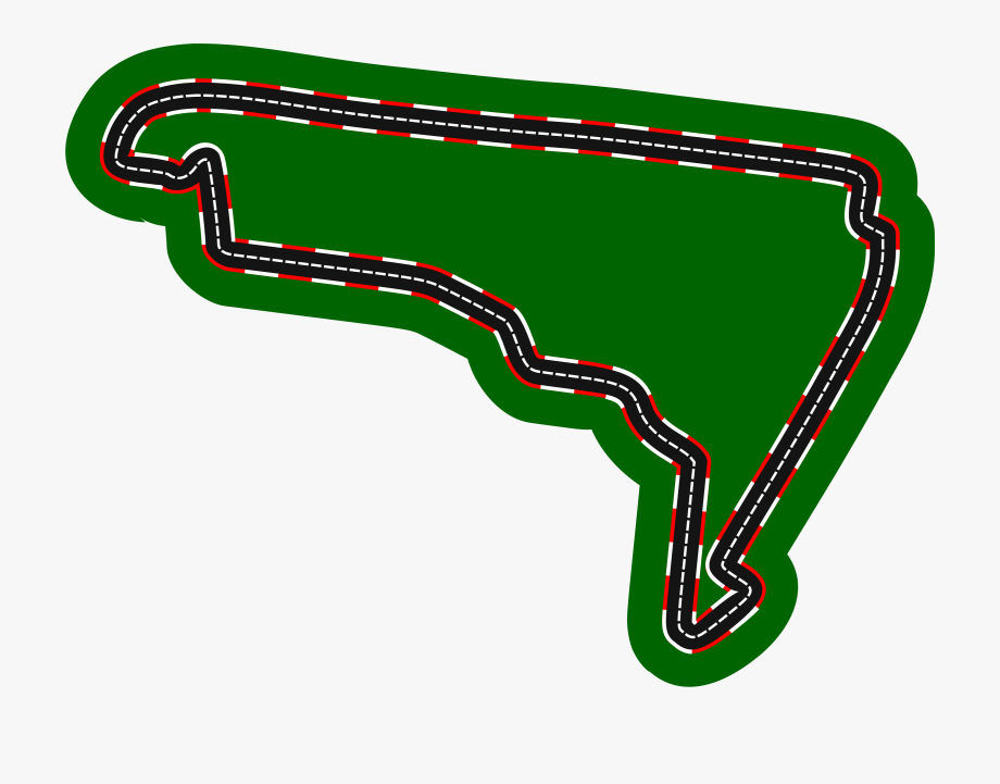 track clipart race course