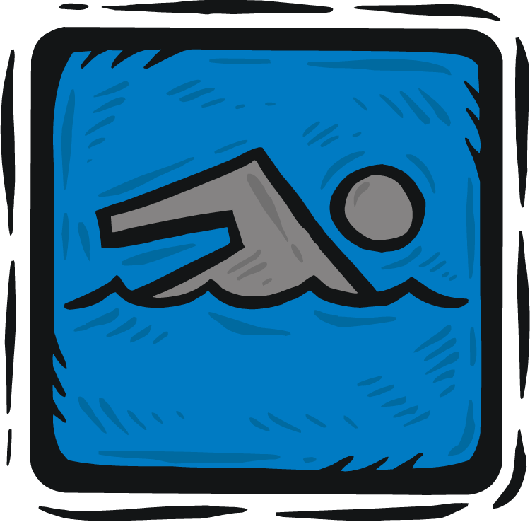 swimmer clipart lap pool