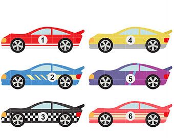 racecar clipart