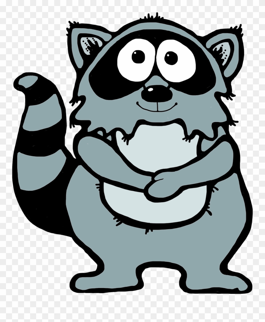Raccoon clip art submited. Racoon clipart chester