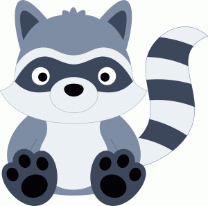 Racoon clipart mapache. Free funny raccoon cliparts
