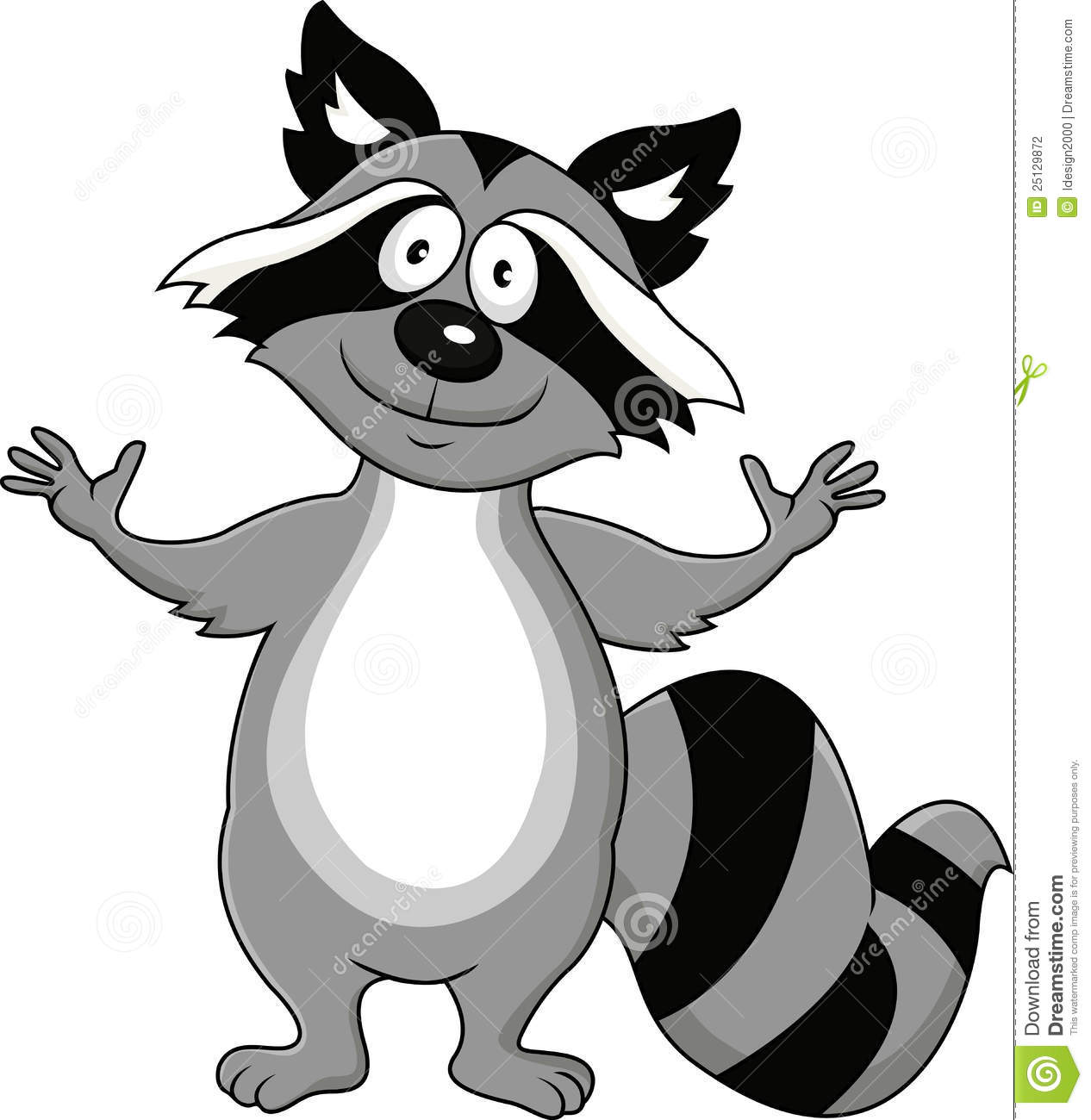 Racoon clipart raccoon. Cartoon panda free images
