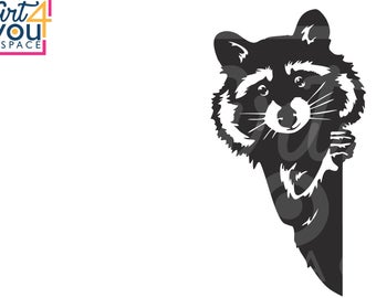 racoon clipart svg