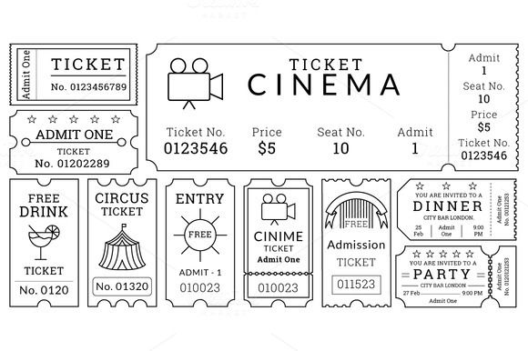 Check out ticket templates. Raffle clipart bus pass