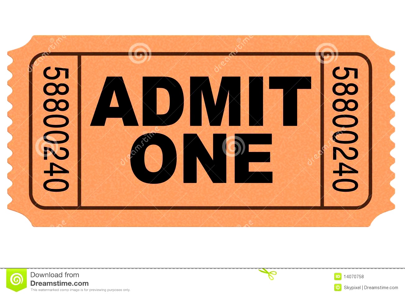 raffle clipart entrance ticket