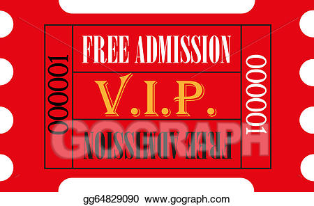 raffle clipart vip ticket