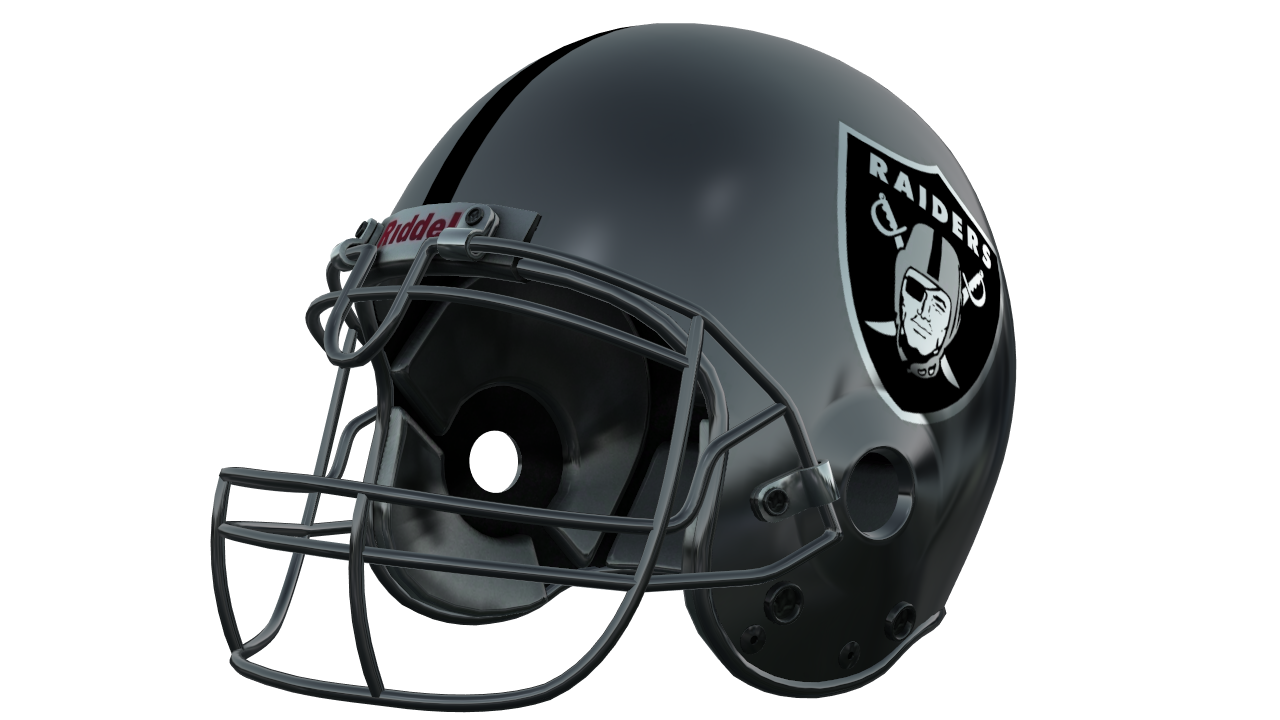 Raiders helmet png. Halfmoon s nfl helmets