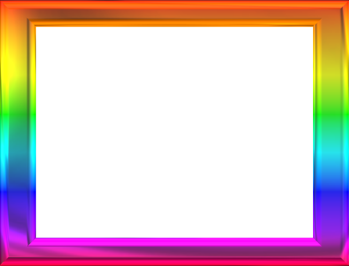 Rainbow frame png. By lashonda on deviantart