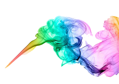 Rainbow smoke png. Colored transparent pictures free