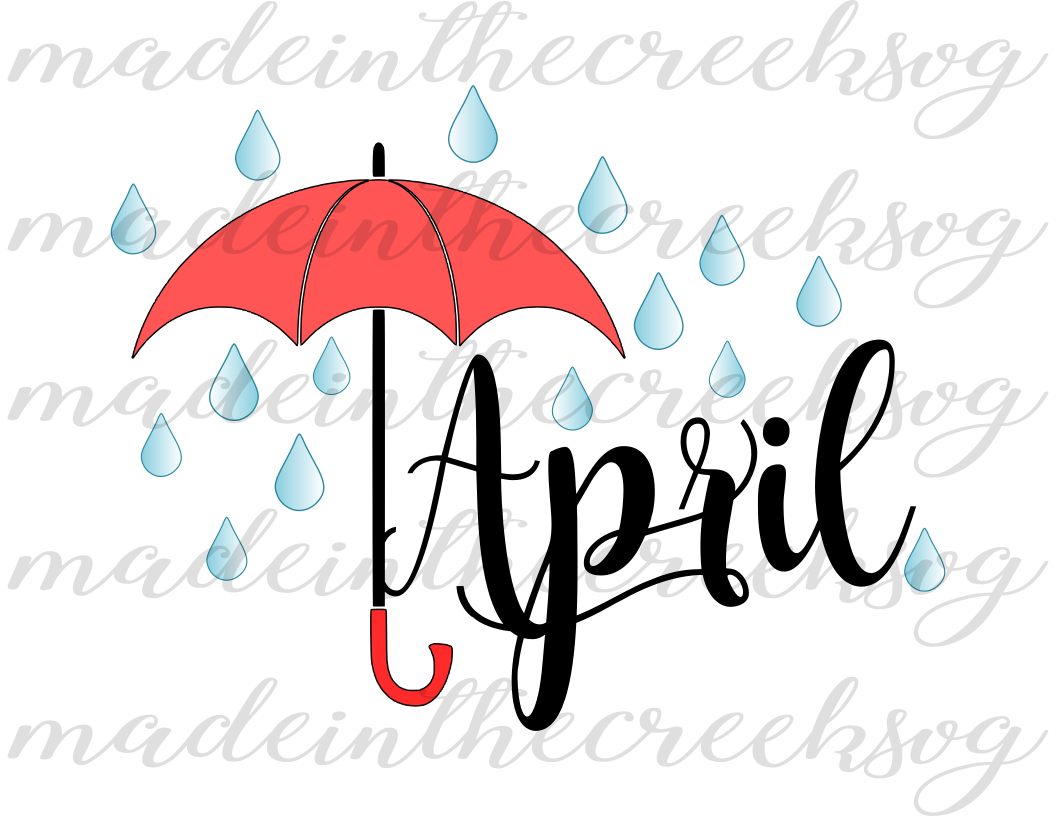 raindrop clipart april shower