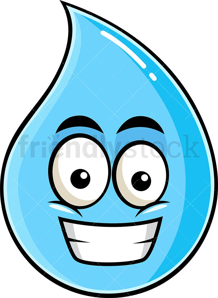 Grinning emoji scrubs in. Raindrop clipart eye