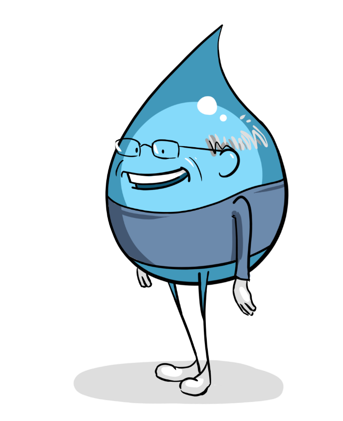 raindrop clipart form water