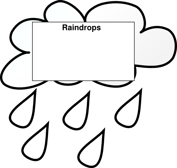 raindrop clipart large
