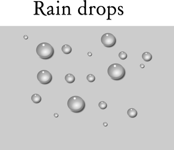 Water clipart raindrop. Raindrops clip art at