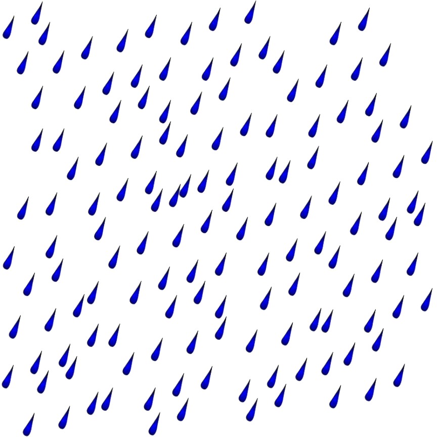 raindrop clipart painted