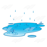 raindrop clipart puddle