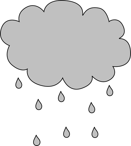 raindrop clipart rainfall