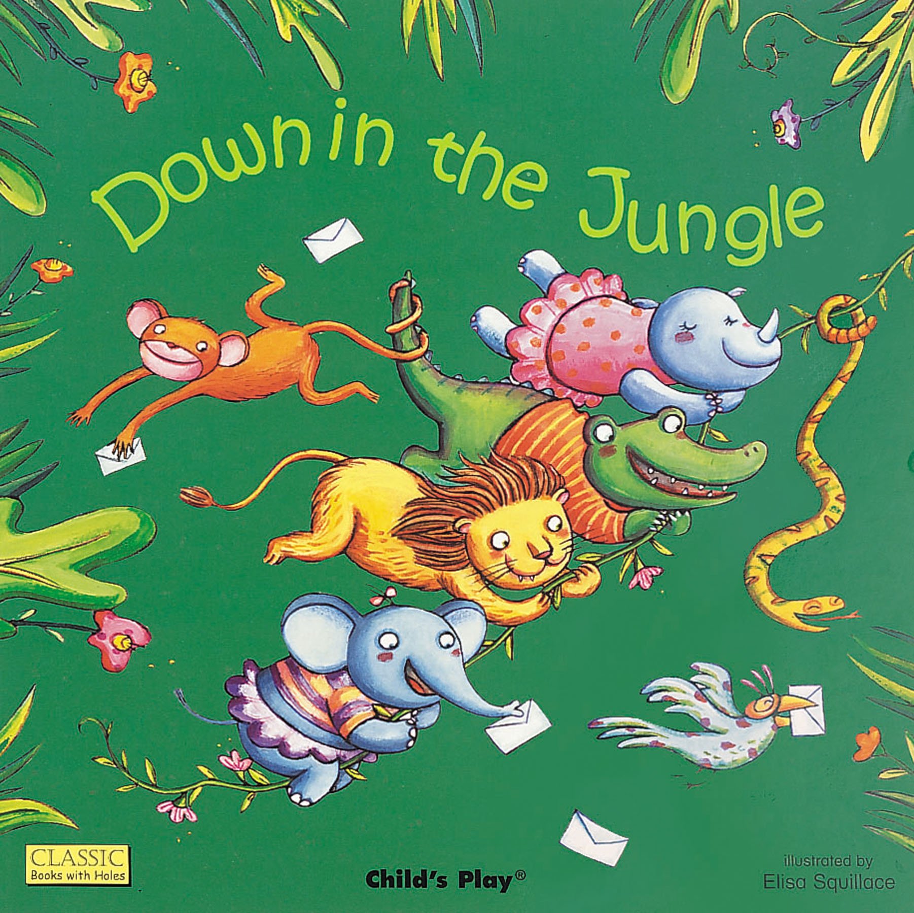 Rainforest clipart hole book. Amazon com down in