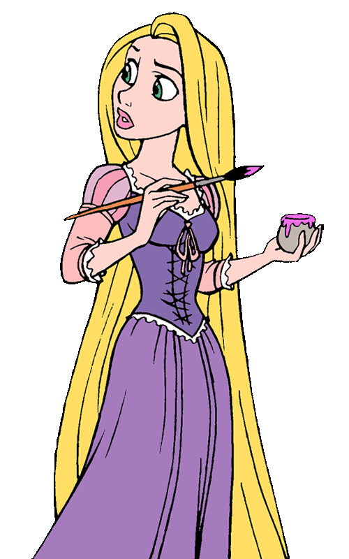 Rapunzel clipart gif transparent. Y disney princess 