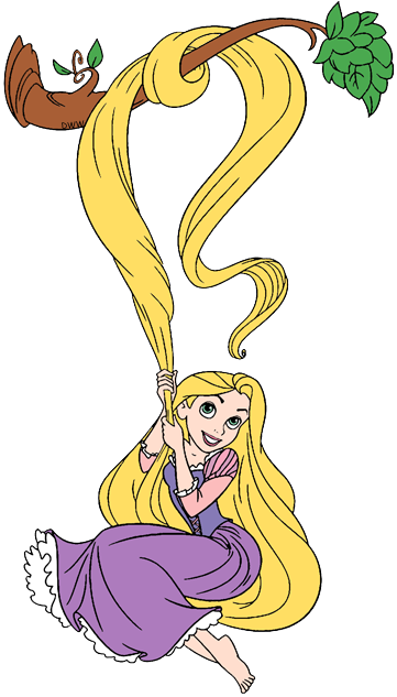 Clip art of just. Rapunzel clipart tangled