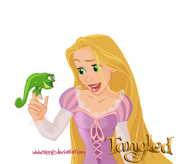 Rapunzel clipart tangled movie. By nippy on deviantart