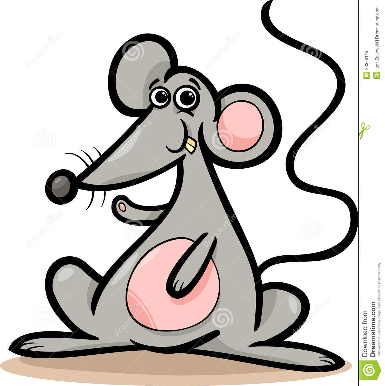 rat clipart carton